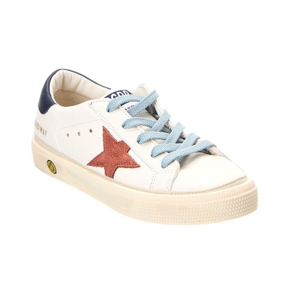 Golden Goose Leather & Suede Sneaker, White